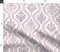 Botanical Damask Elegant Garden Lilac Burnt Red Medium Scale Grandmillenial Ogee Custom Printed Fabric by Spoonflower Various Fabrics by the Yard or Fat Quarter